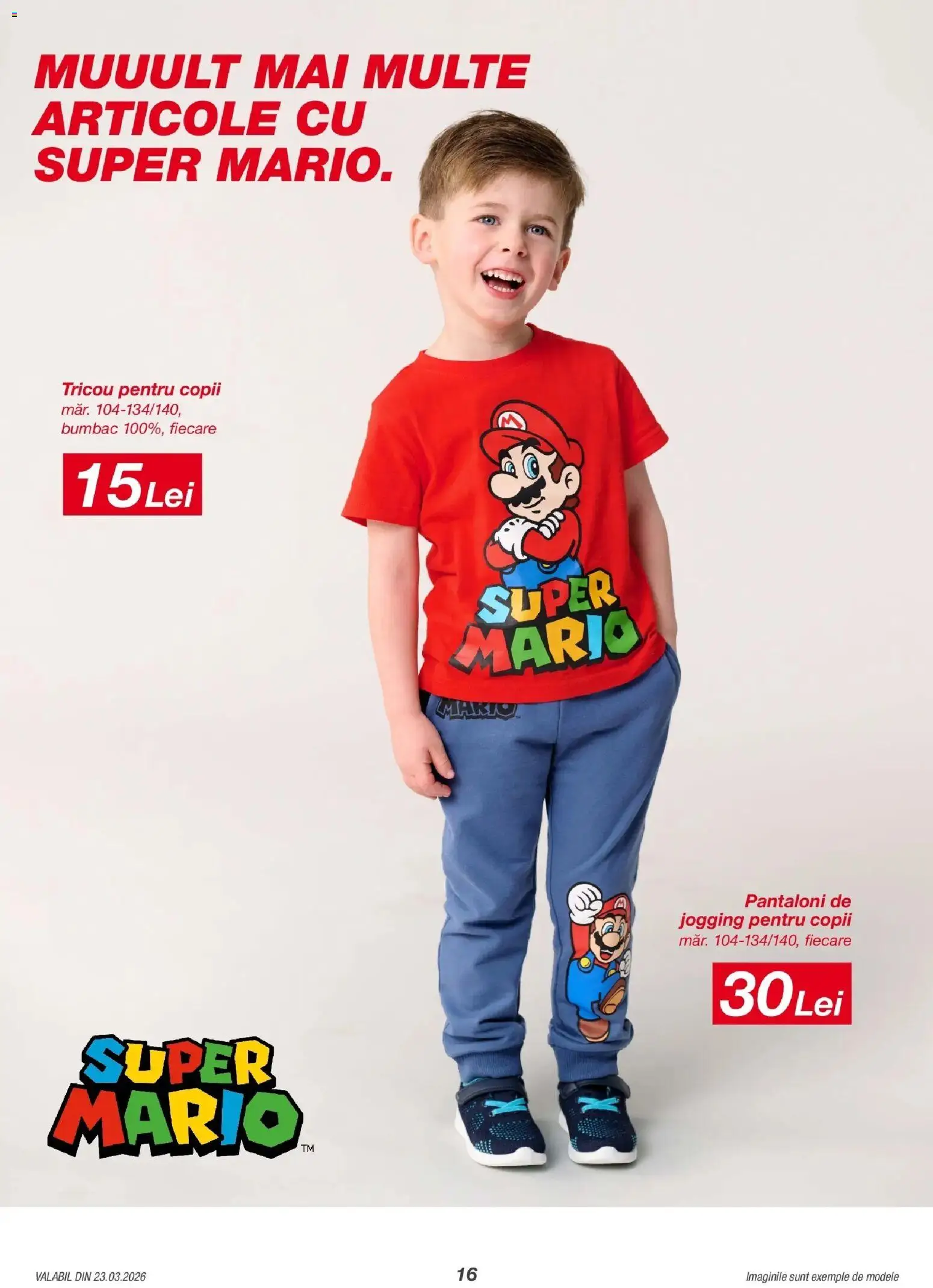 Noul catalog Kik – valabil de la 23.03.2026 | Pagină: 16 | Produse: Tricou, Pantaloni