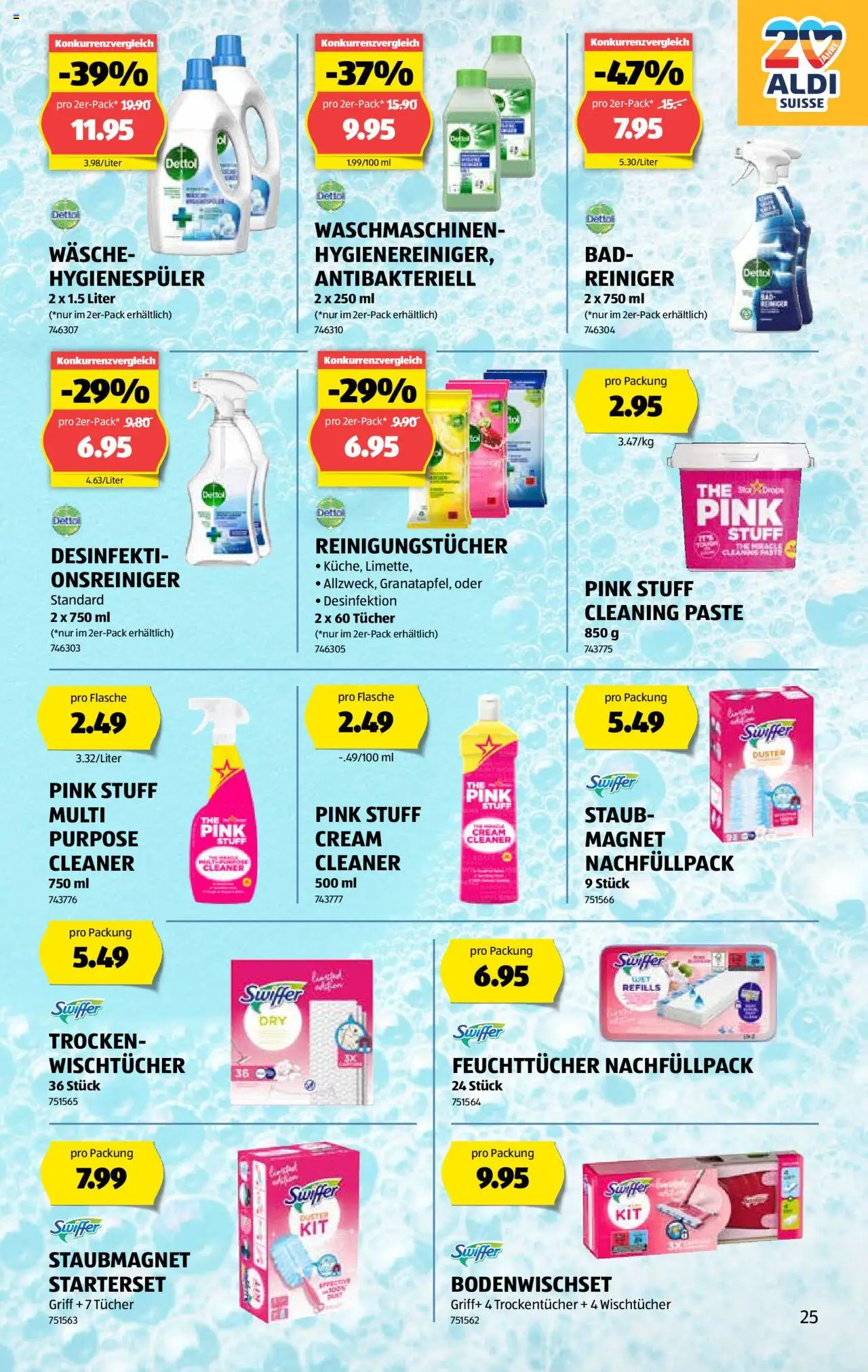 Aldi Aktionen – gültig ab 16.10.2025 | Seite: 26 | Produkte: Bad, Reinigungstücher