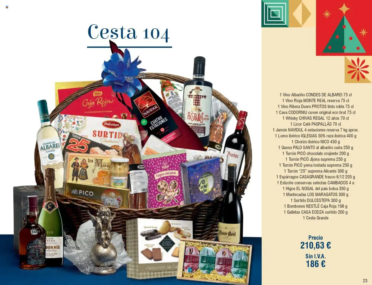 Froiz Catálogo Lotes y Cestas │ válido desde el 16.10.2025 | Página: 23 | Productos: Νερό καρύδας, Galletas, Whisky, Bolsa
