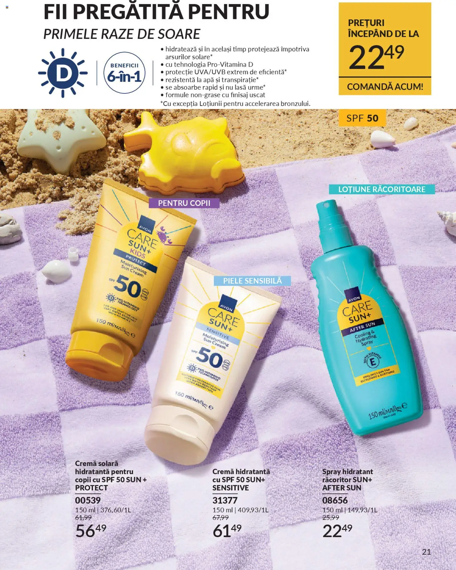 Noul catalog Avon – valabil de la 01.04.2026 | Pagină: 203 | Produse: Arapsaçı, Cremă, Apă