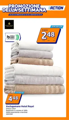 Anteprima del volantino Volantino Action valido a partire dal 25.02.2026