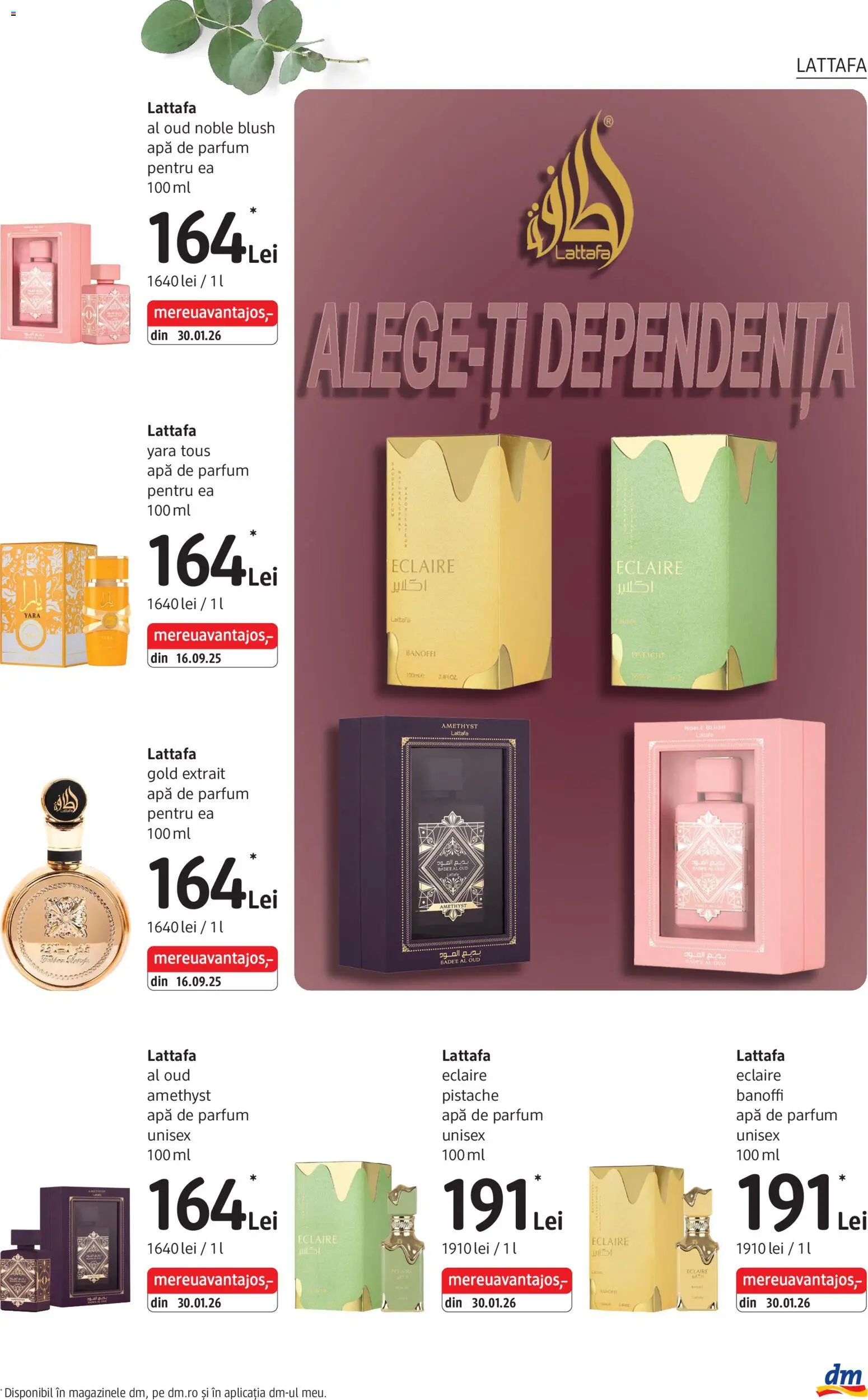 Noul catalog DM drogeriemarkt – valabil de la 05.03.2026 | Pagină: 13 | Produse: Apă de parfum, Parfum, Blush, Apă