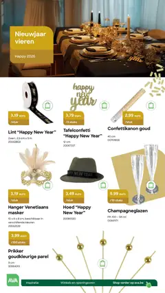 AVA folder - Voorbeeld van een folder van AVA, geldig van 01.11.2025 | Pagina: 11 | Producten: Masker, Hanger