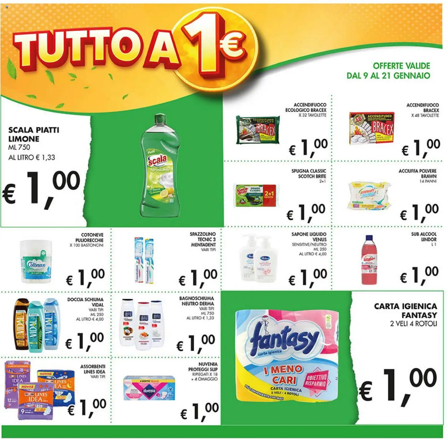 Volantino Coal del 09.01.2026 | Pagina: 6 | Prodotti: Sapone, Spazzolino, Proteggi slip, Doccia