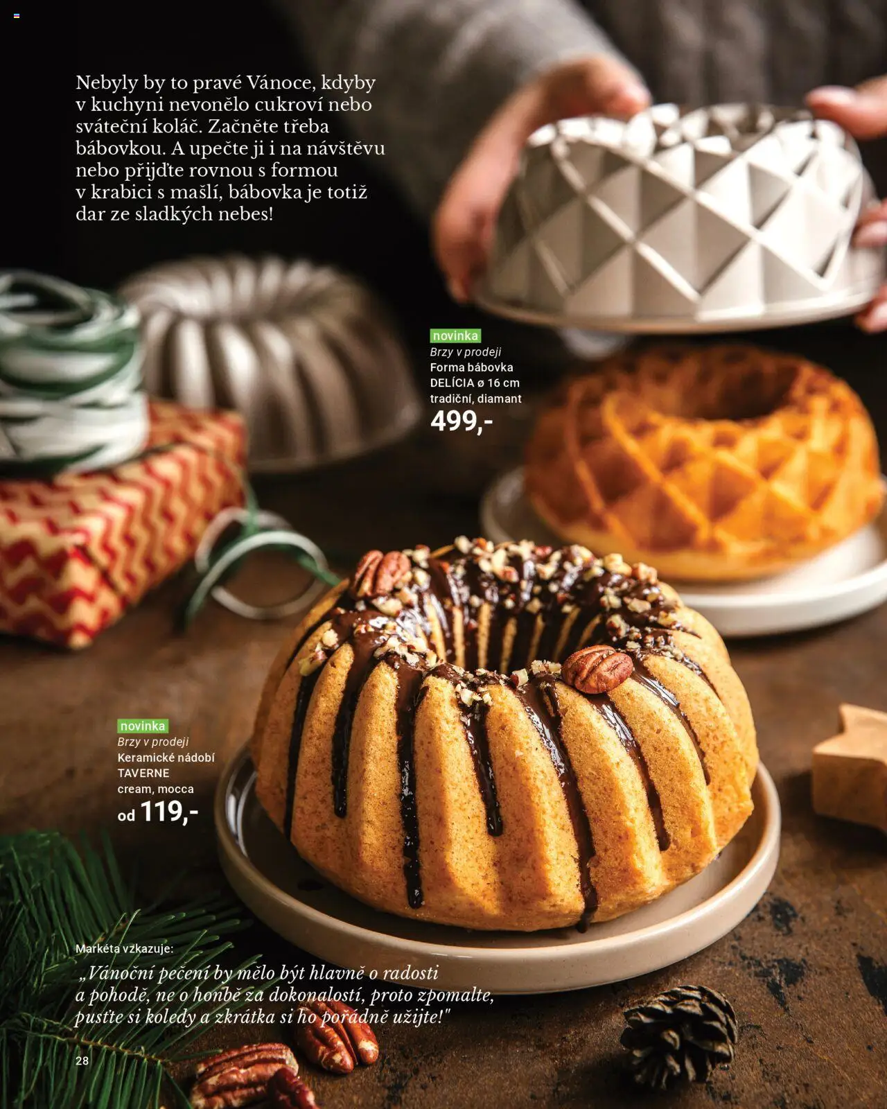 TESCOMA katalog - Podzim/zima 2025 od 20.10.2025 | Strana: 28 | Produkty: Nádobí, Bábovka, Forma, Cukroví