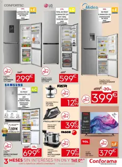 Vista previa Conforama folleto válido desde el 26.02.2026 | Página: 15 | Productos: Plancha, Exprimidor, Galette de chaise, Aspirador