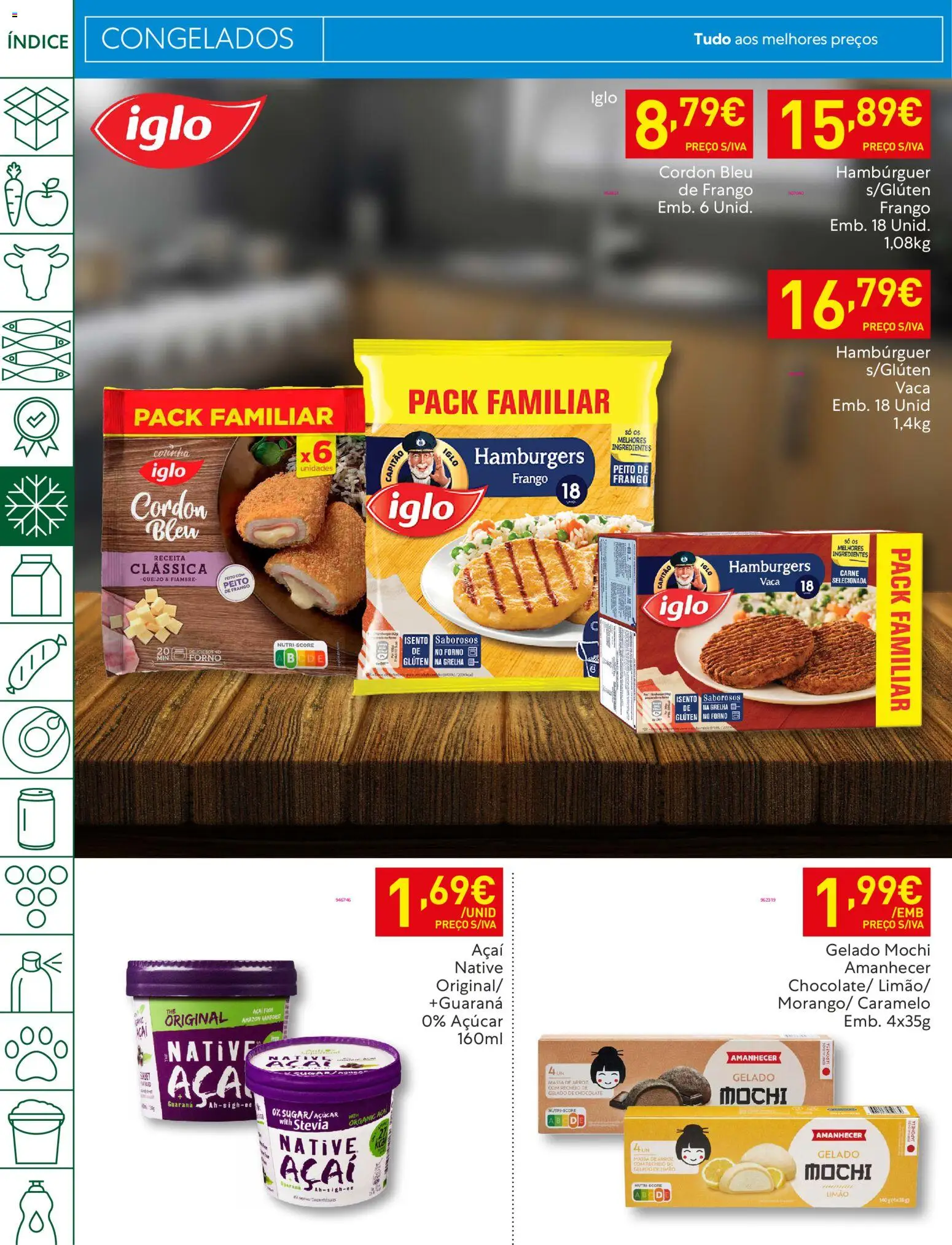 Recheio folheto │ válido de 27.01.2026 | Página: 18 | Produtos: Açai, Frango, Queijo, Arroz
