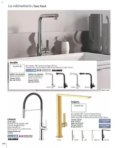 Gedimat - Prévisualisation de Gedimat Salle de bains & Cuisine valide à partir de 14.03.2025 | Page: 208 | Produits: Cartouche