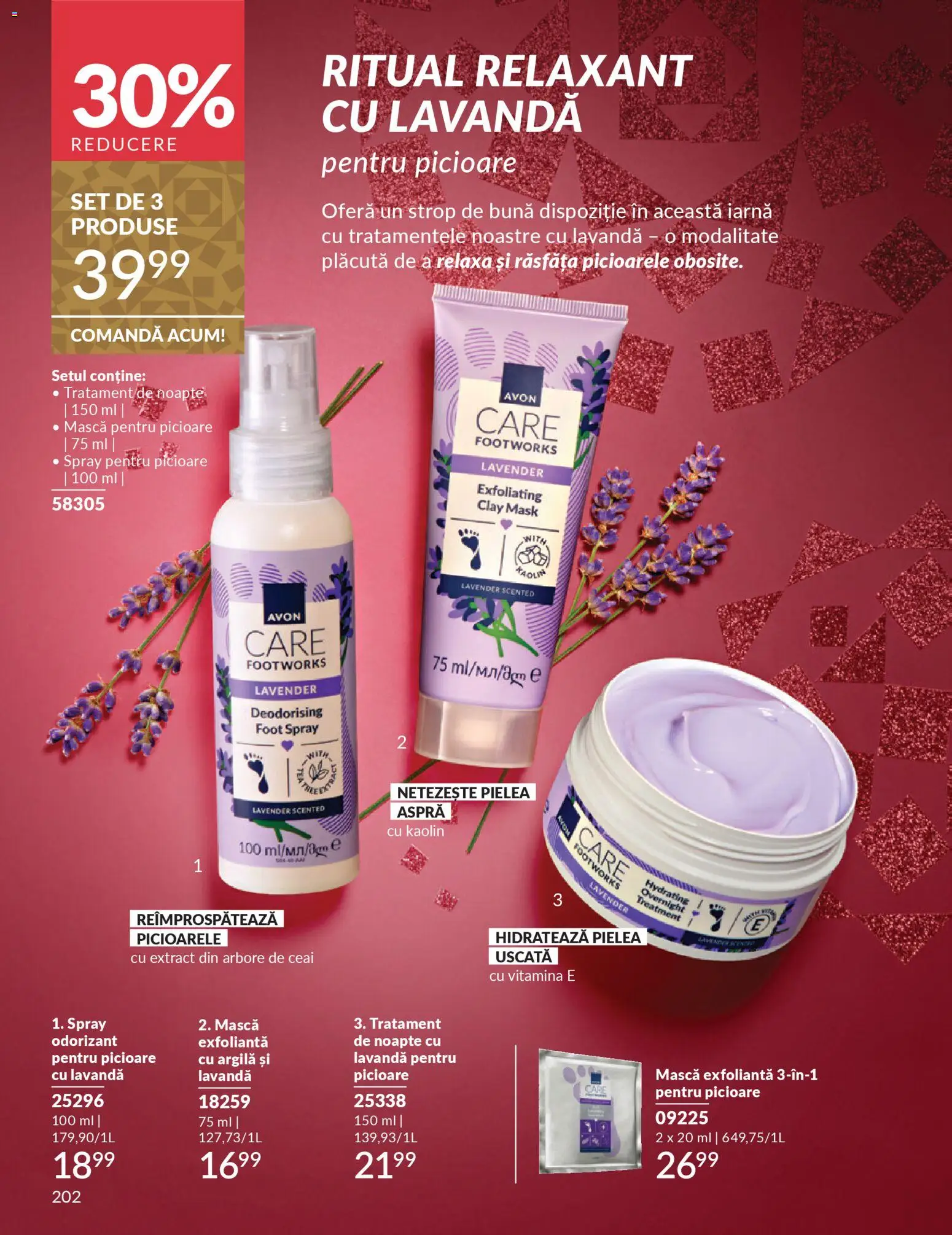 Noul catalog Avon – valabil de la 01.12.2025 | Pagină: 202 | Produse: Ceai