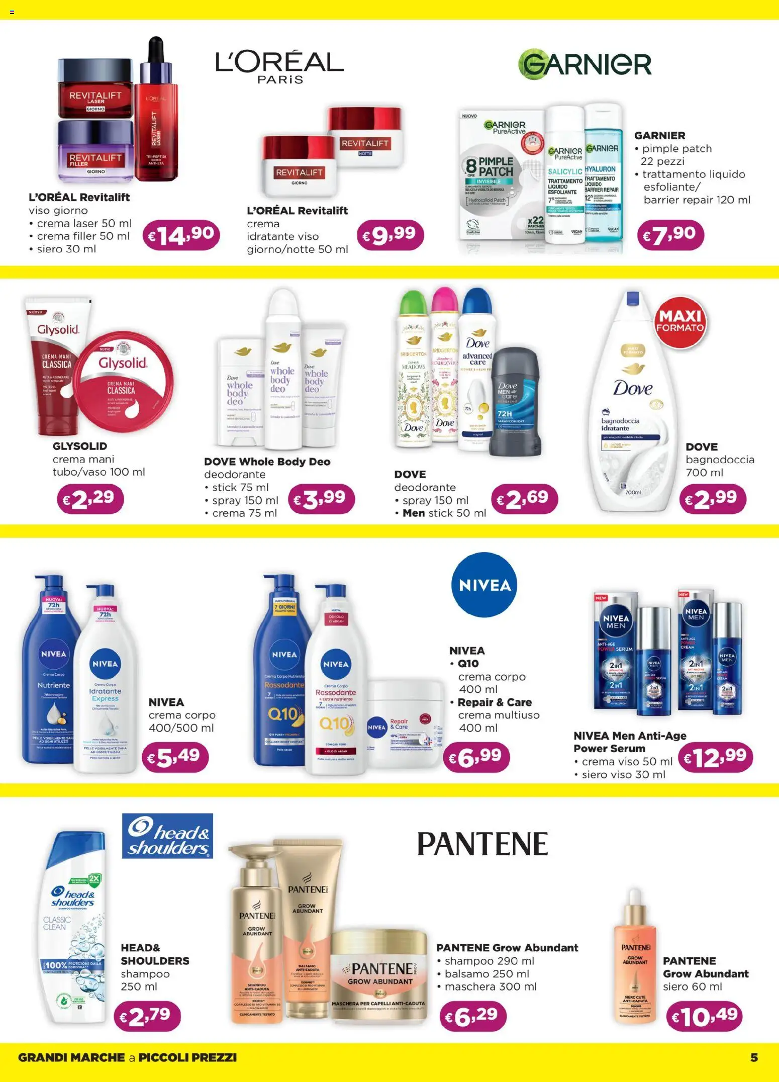 Volantino La Saponeria del 26.02.2026 | Pagina: 5 | Prodotti: Maschera per capelli, Deodorante, Crema viso, Olio