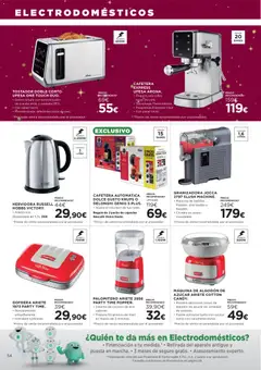 Vista previa Hipercor catálogo válido desde el 18.12.2025 | Página: 59 | Productos: Té, Cafetera, Tostador