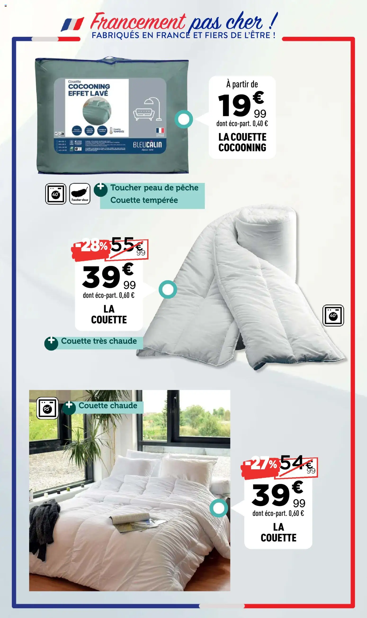 {H1} | Page: 20 | Produits: Pêche, La couette, Couette