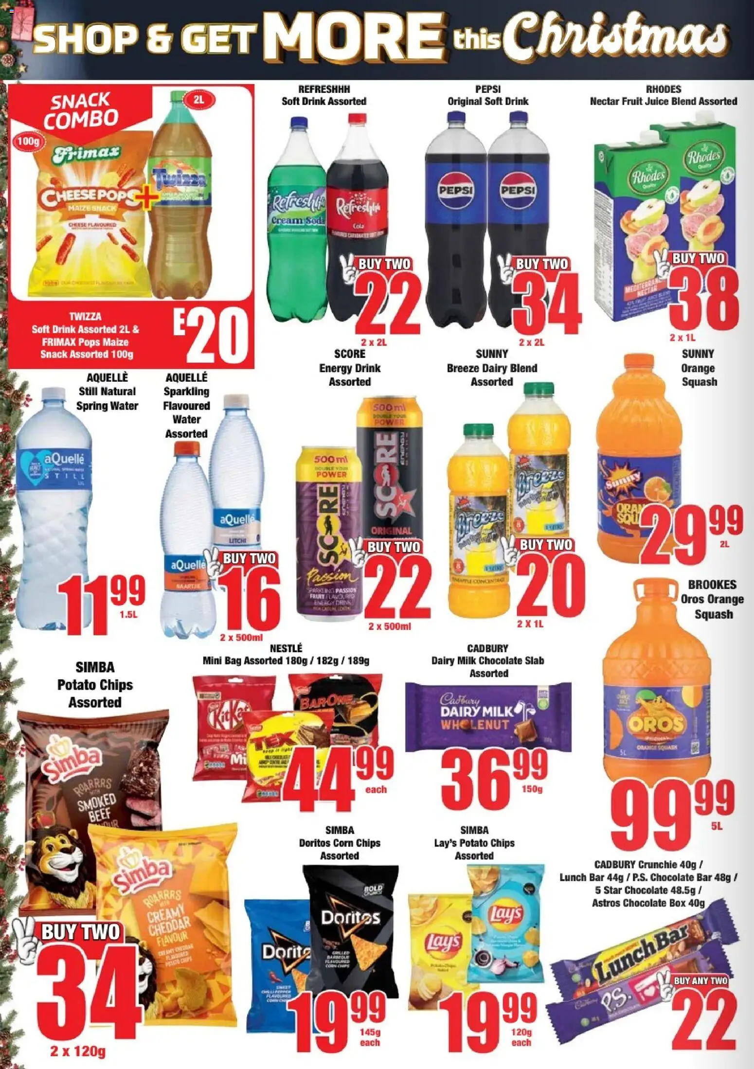 New Boxer catalogue – valid from 17.12.2025 | Page: 4 | Products: Beef, Chips, Cream, Water