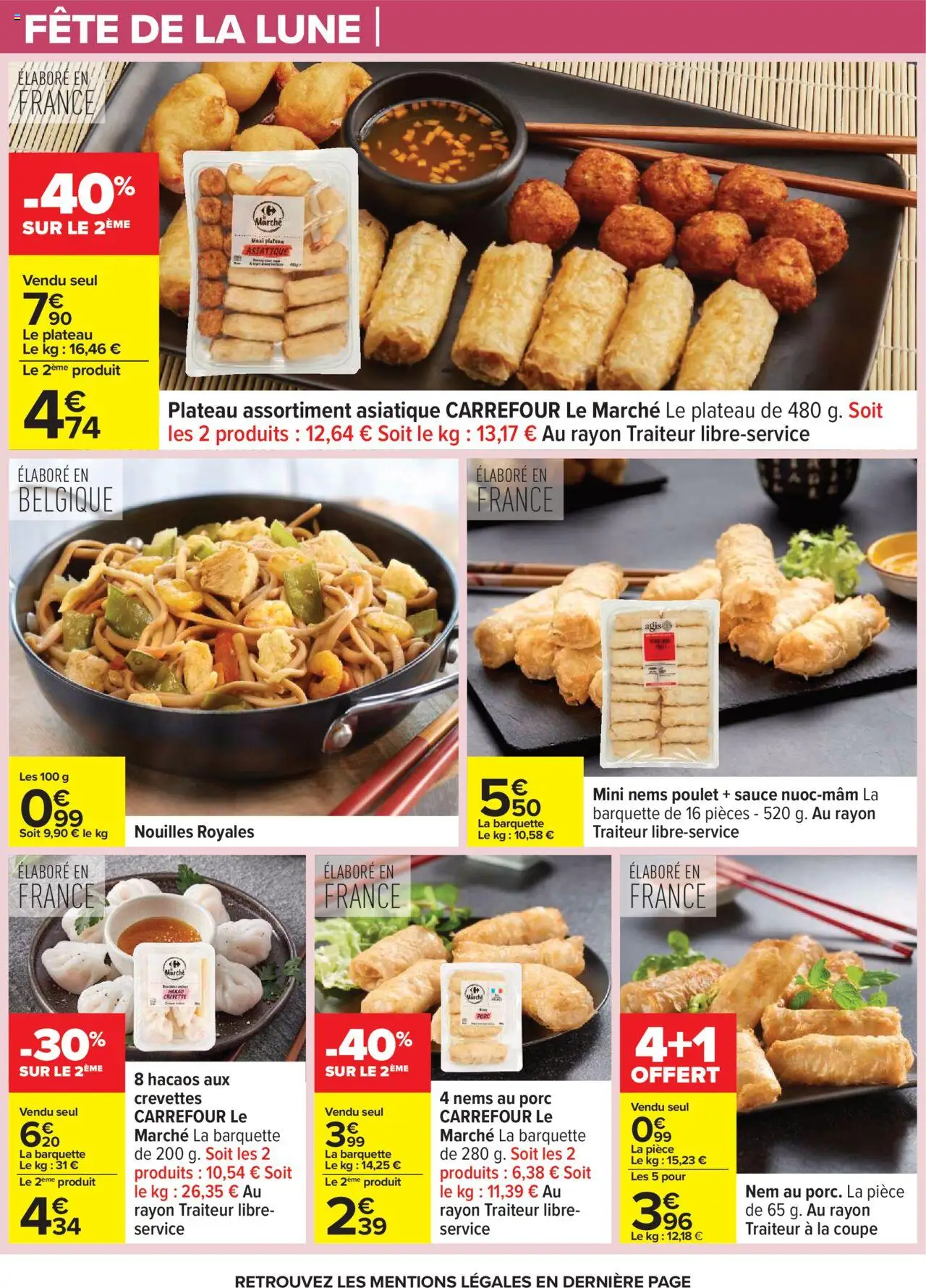  | Page: 32 | Produits: Plateau, Crevettes, Porc, Nouilles