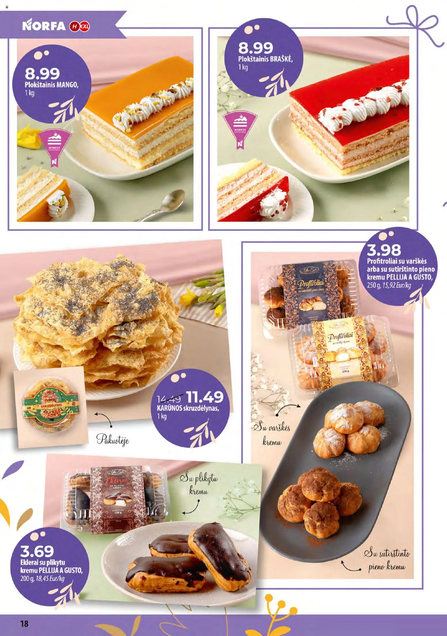 NORFA akcijos nuo 24.03.2026 | Puslapis: 18 | Prekių: Plokštainis