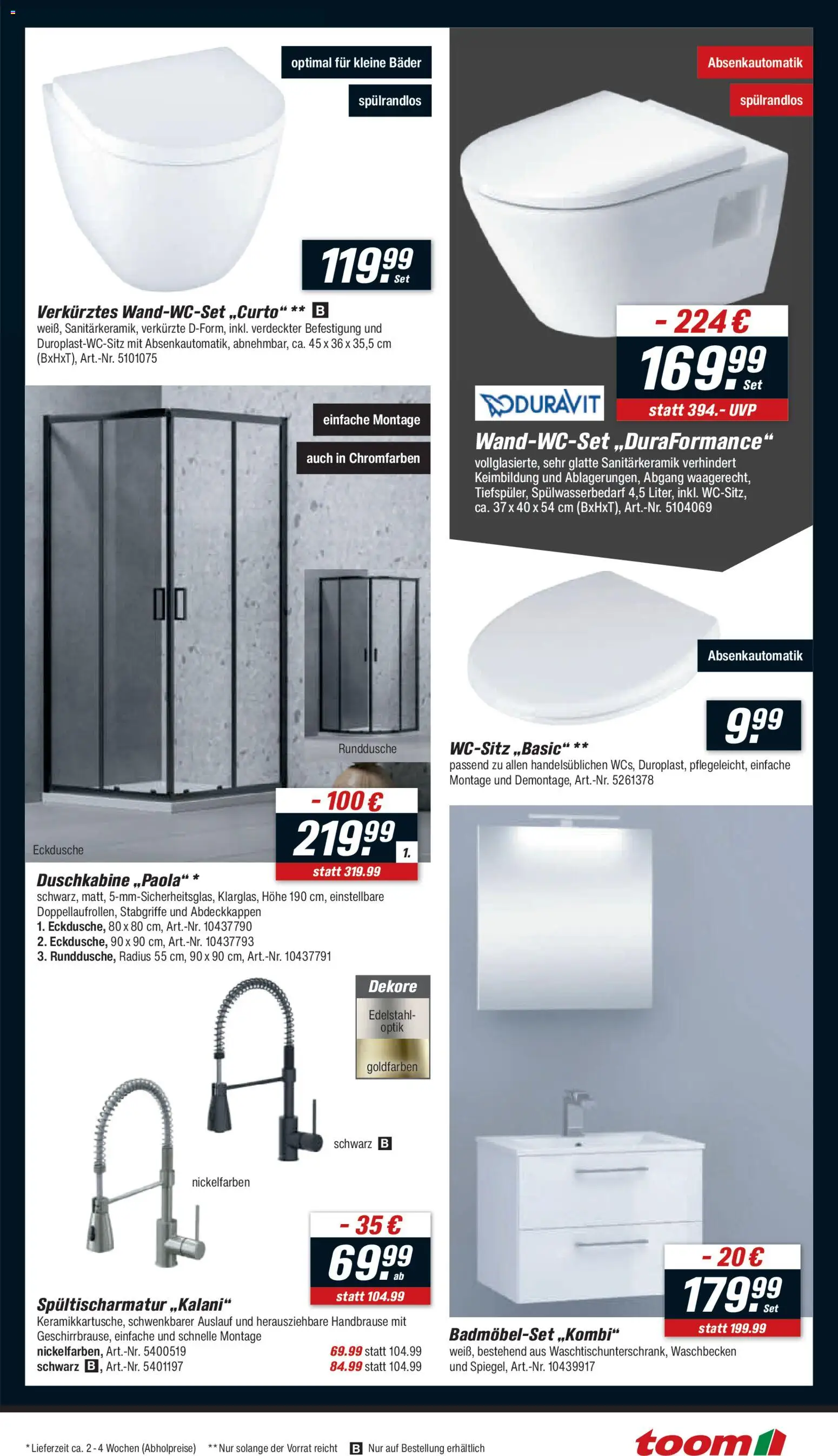 Toom Baumarkt - Black Friday – gültig ab 22.11.2025 | Seite: 11 | Produkte: Waschbecken