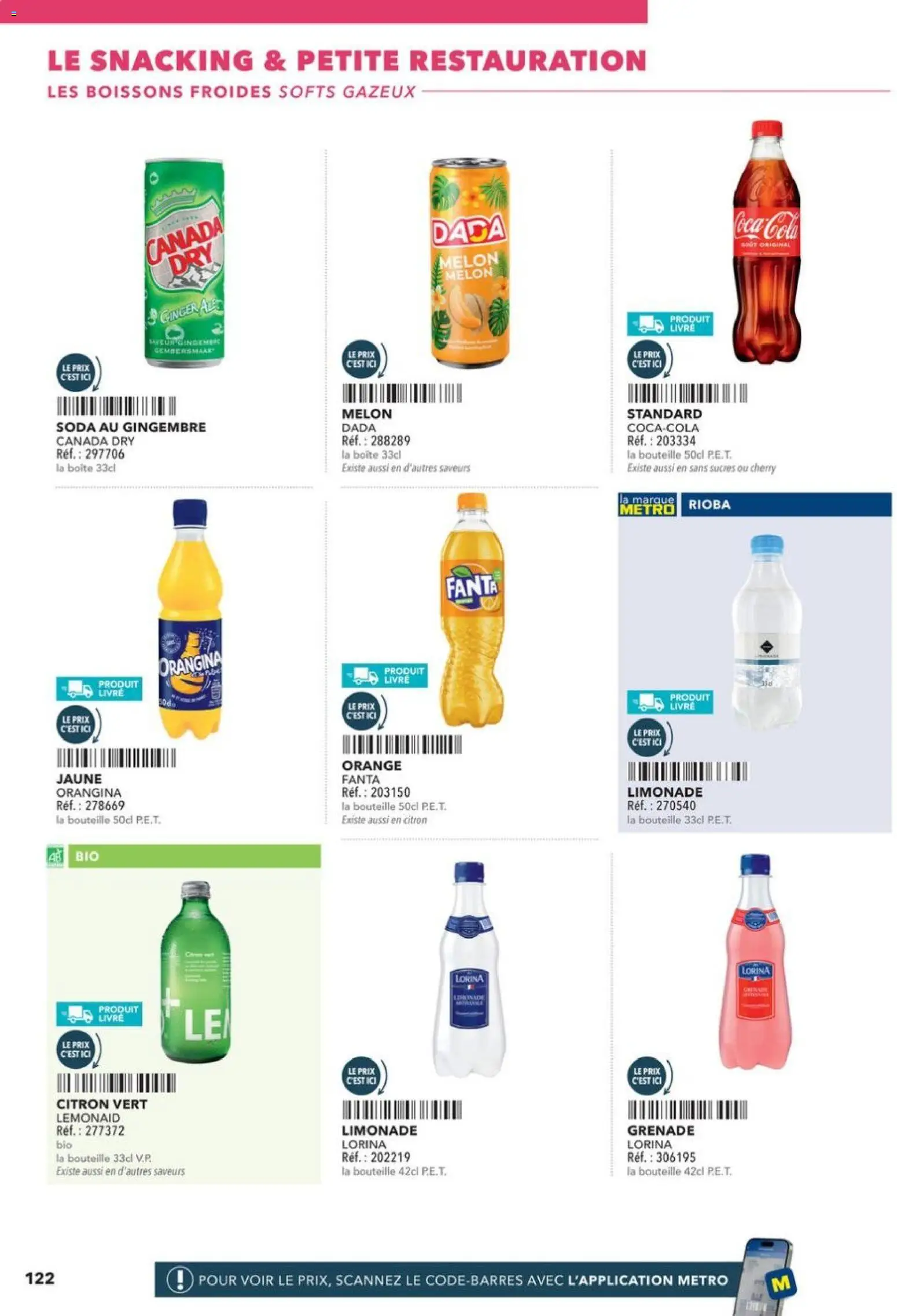 {H1} | Page: 122 | Produits: Orangina, Citron vert, Gingembre, Livre