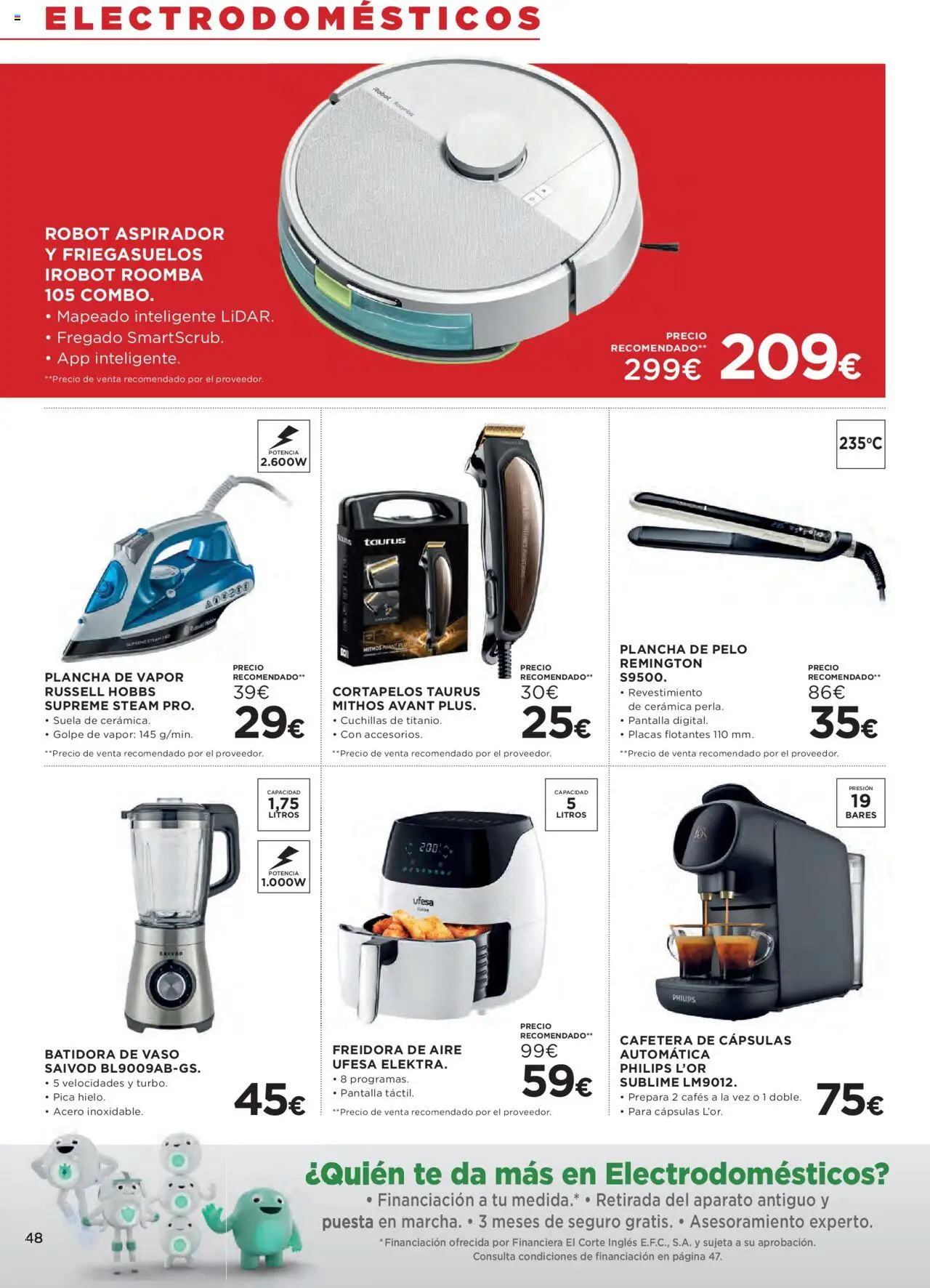 Hipercor catálogo │ válido desde el 05.06.2025 | Página: 54 | Productos: Té, Cafetera, Batidora, Aspirador