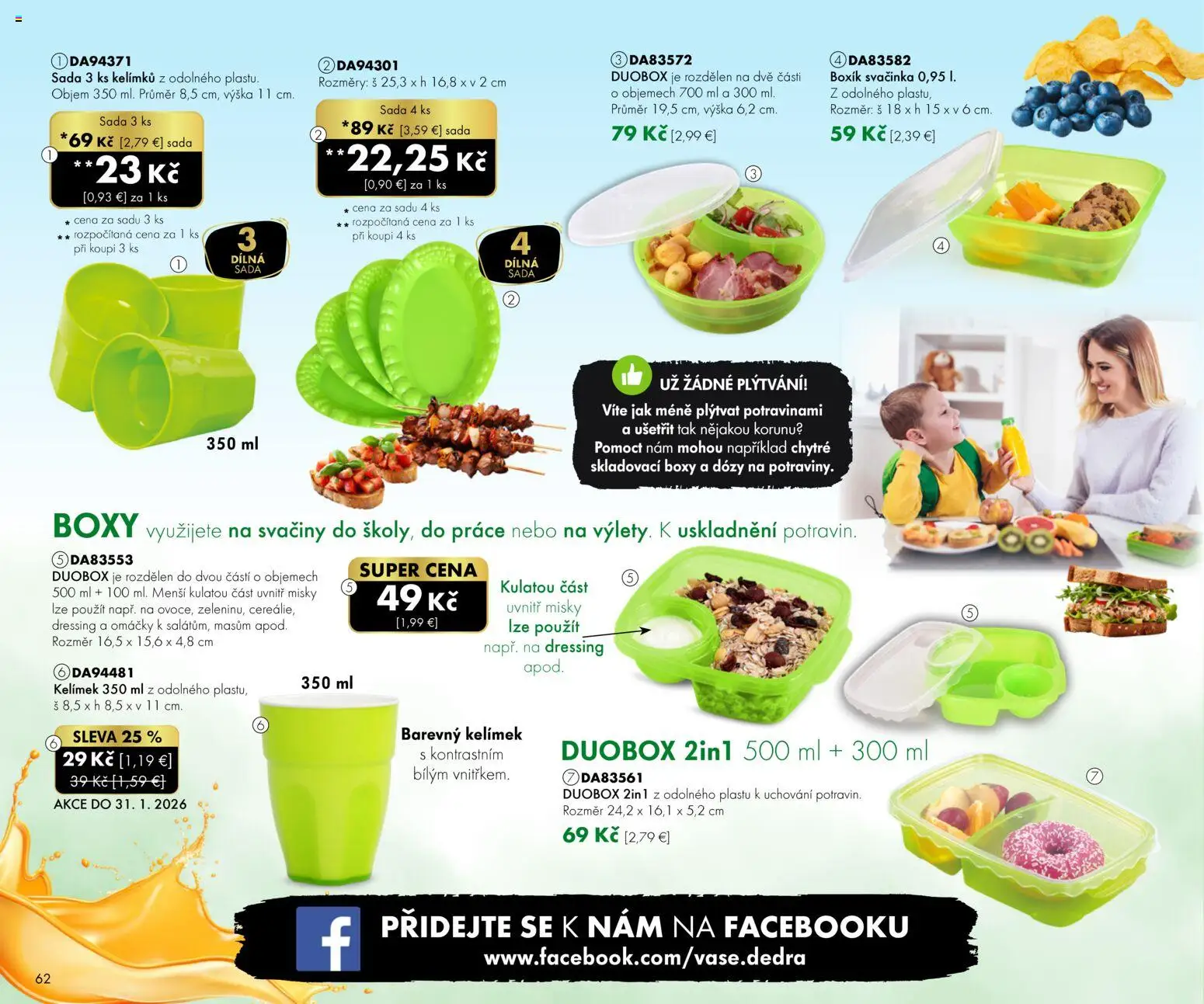 Nové Dedra akcie – leták je platný od 01.01.2026 | Strana: 62