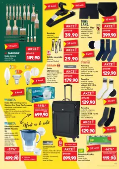 Náhled letáku Kaufland leták od 15.10.2025 | Strana: 49 | Produkty: Ponožky, Kufr, Konvice, Cola