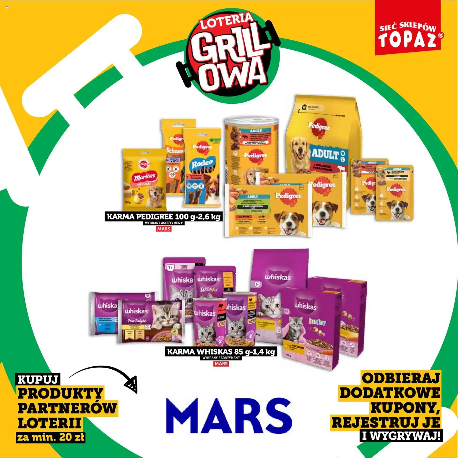 Topaz gazetka - Kupuj, Grilluj I Wygrywaj od 20.04.2026 | Strona: 37 | Produkty: Grill, Pedigree