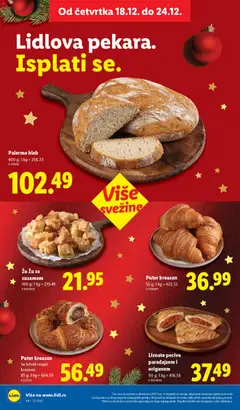 Puter kroasan, 55 g - pregled Lidl kataloga - važi od 18.12.2025 | Strana: 20