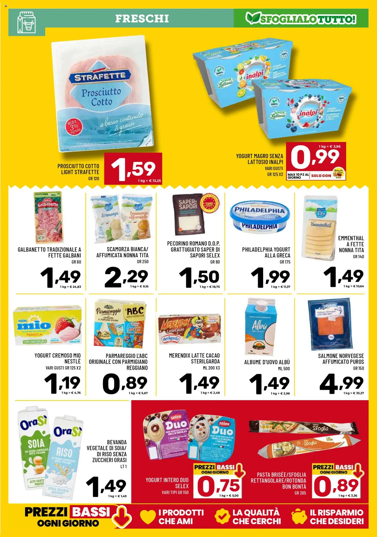 Volantino Il Centesimo del 06.03.2026 | Pagina: 7 | Prodotti: Yogurt, Cacao, Parmigiano, Pecorino