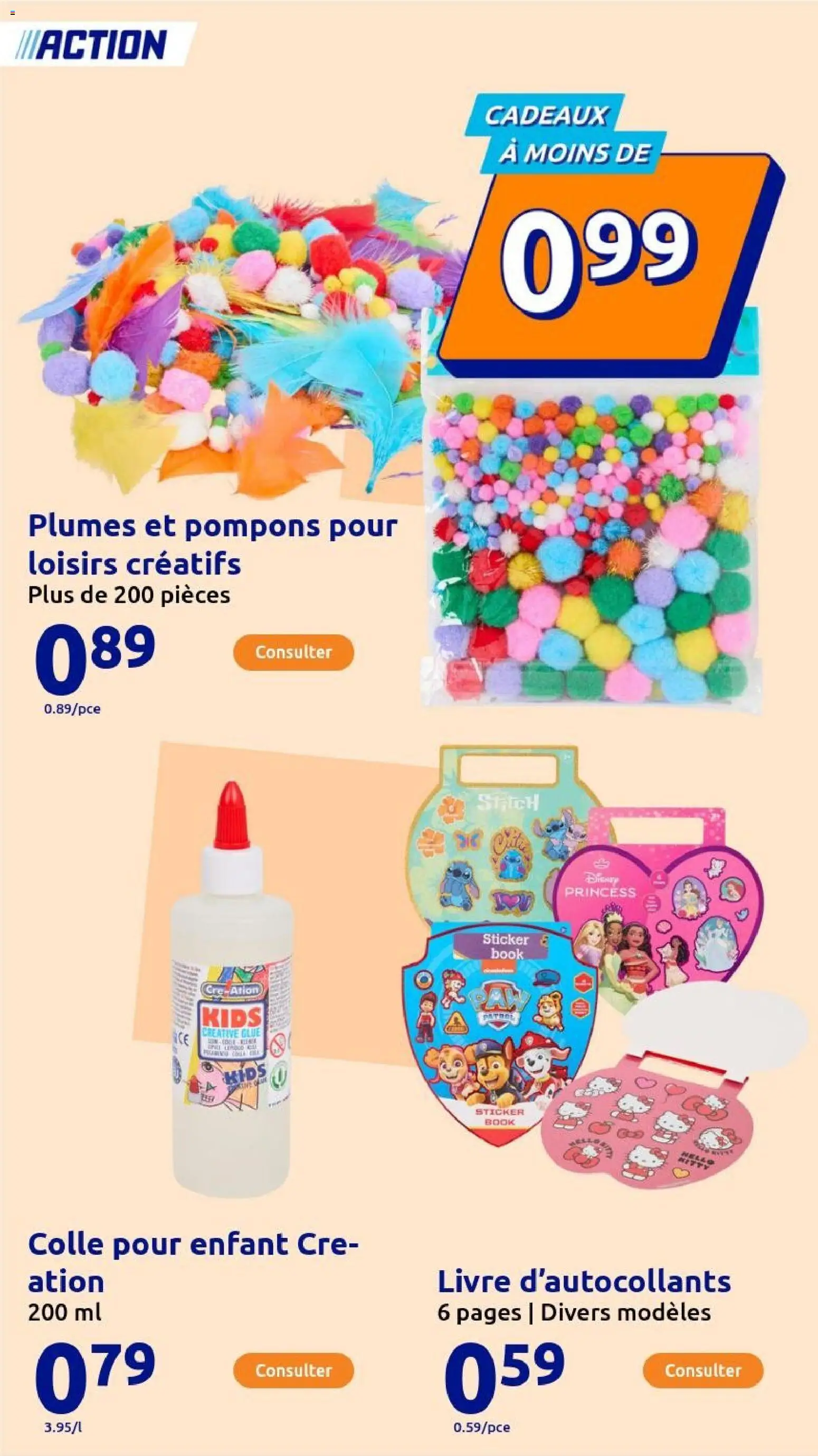 {H1} | Page: 24 | Produits: Colle, Livre