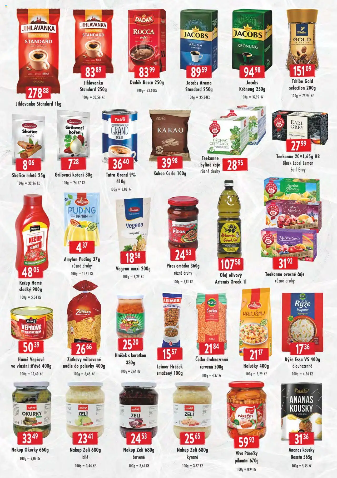 Astur & Qanto leták - cash&carry Jeseník, Krnov od 15.10.2025 | Strana: 4 | Produkty: Tchibo, Jacobs, Kakao, Halušky