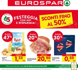 Anteprima del volantino Eurospar Bologna catalogo valido a partire dal 30.10.2025
