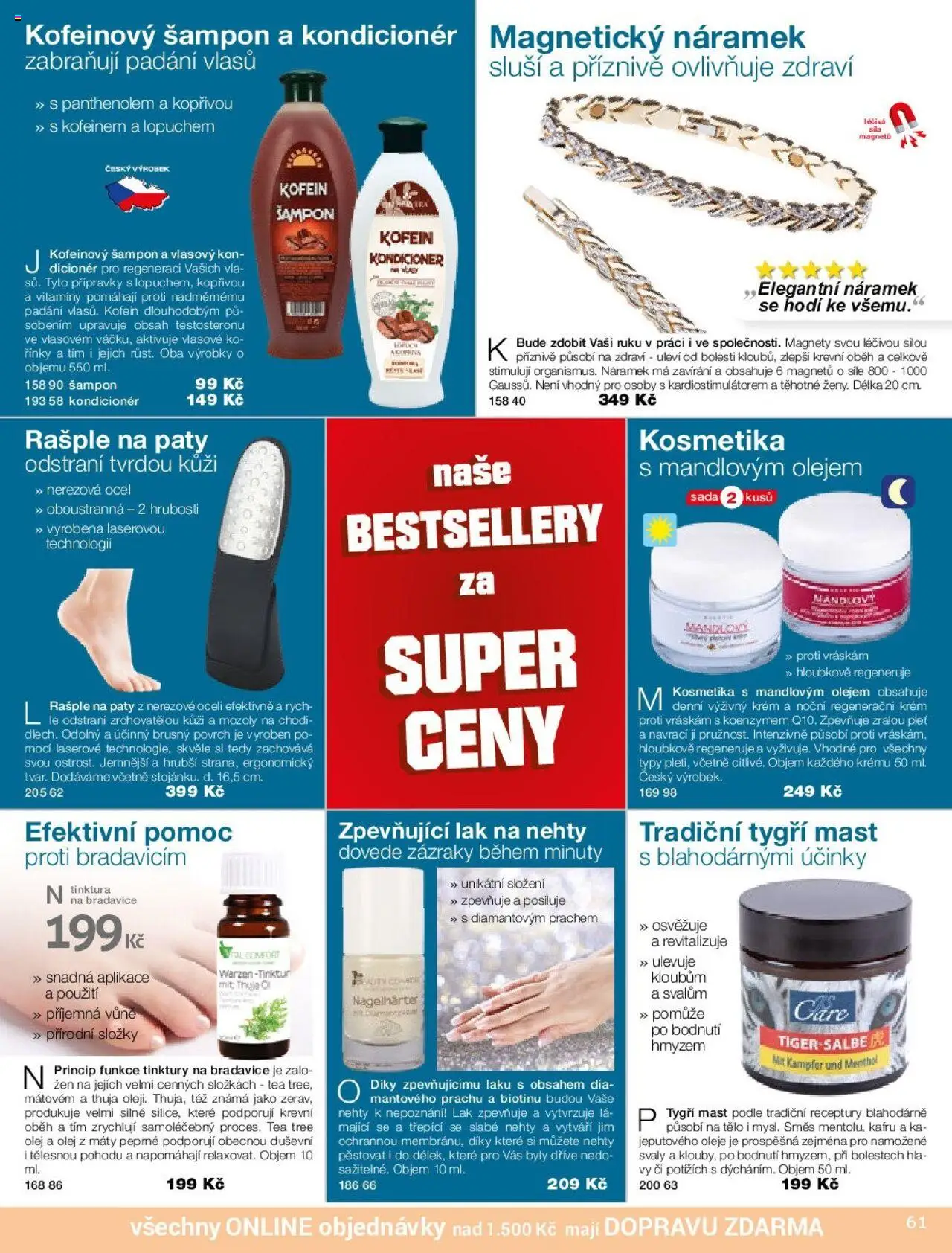 Decodoma katalog Vánoce 2025 od 09.10.2025 | Strana: 61 | Produkty: Krém, Vitamíny, Nehty, Kondicionér