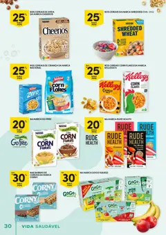 Pré-visualização NAS BARRAS DE CEREAIS DA MARCA CORNY, Barras de cereais Corny válido de 21.10.2025 | Página: 30 | Produtos: Aveia, Banana, Granola, Maça