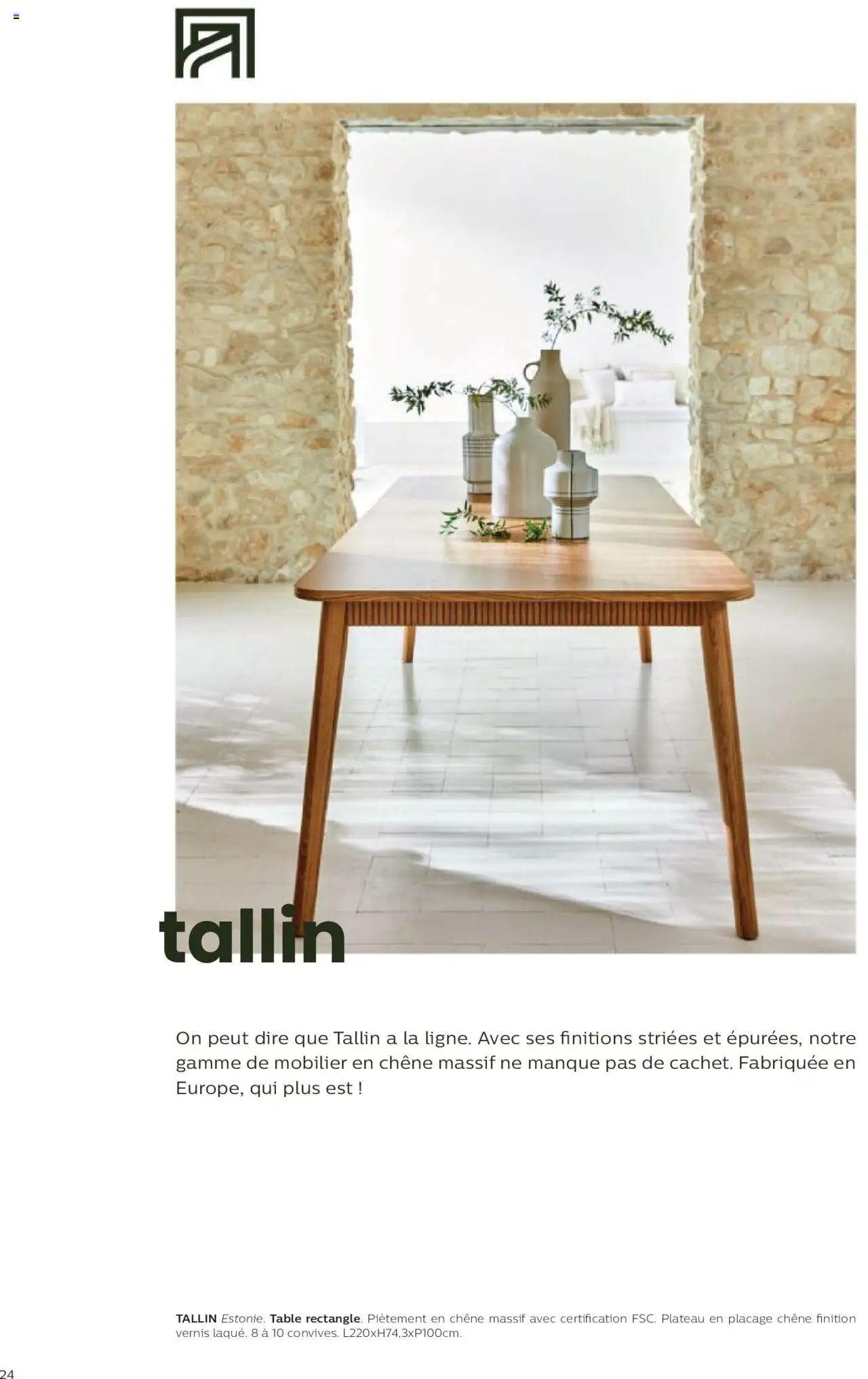 {H1} | Page: 24 | Produits: Plateau, Table