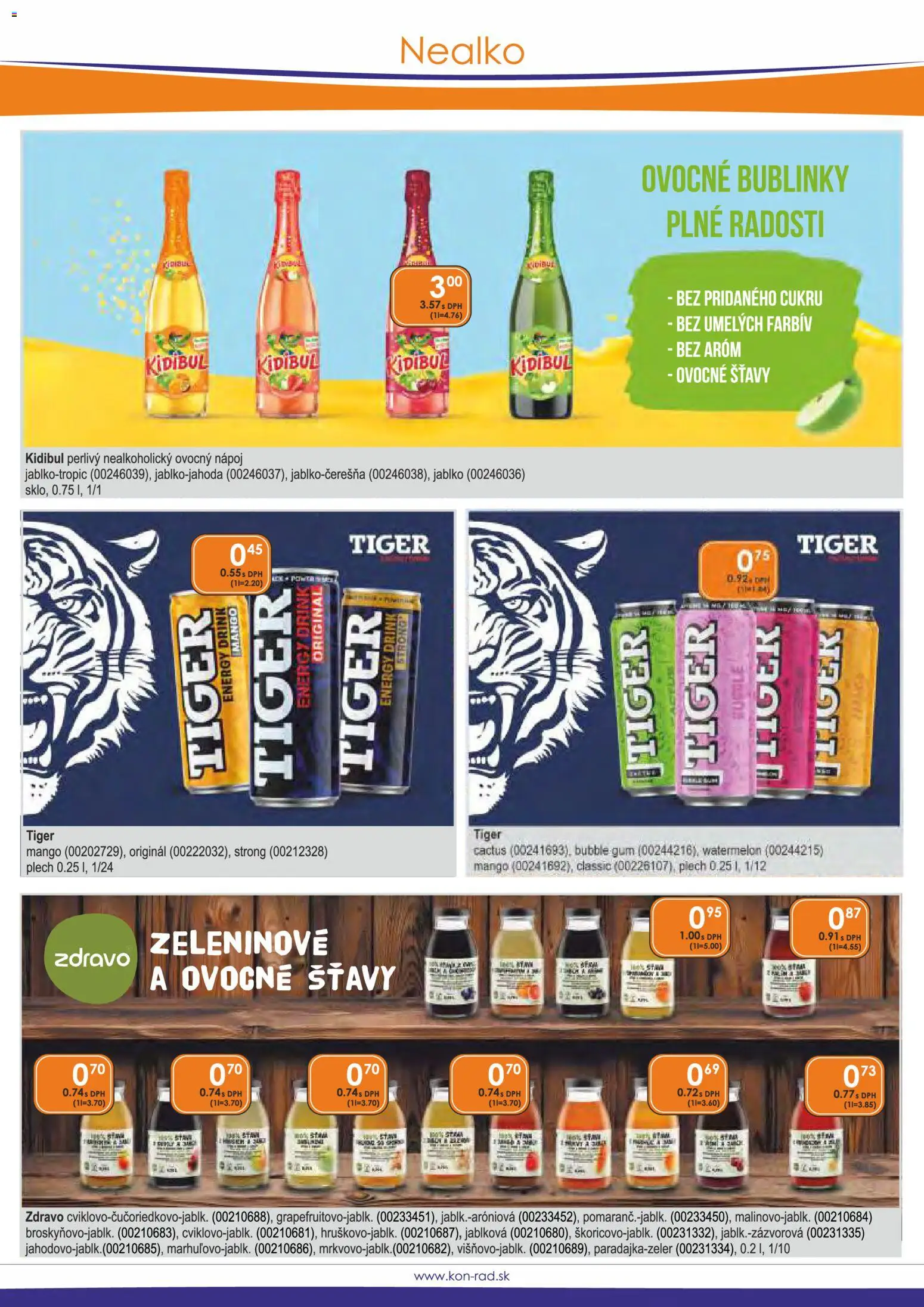 Nové KON - RAD akcie – leták je platný od 01.03.2026 | Strana: 22 | Produkty: Mango