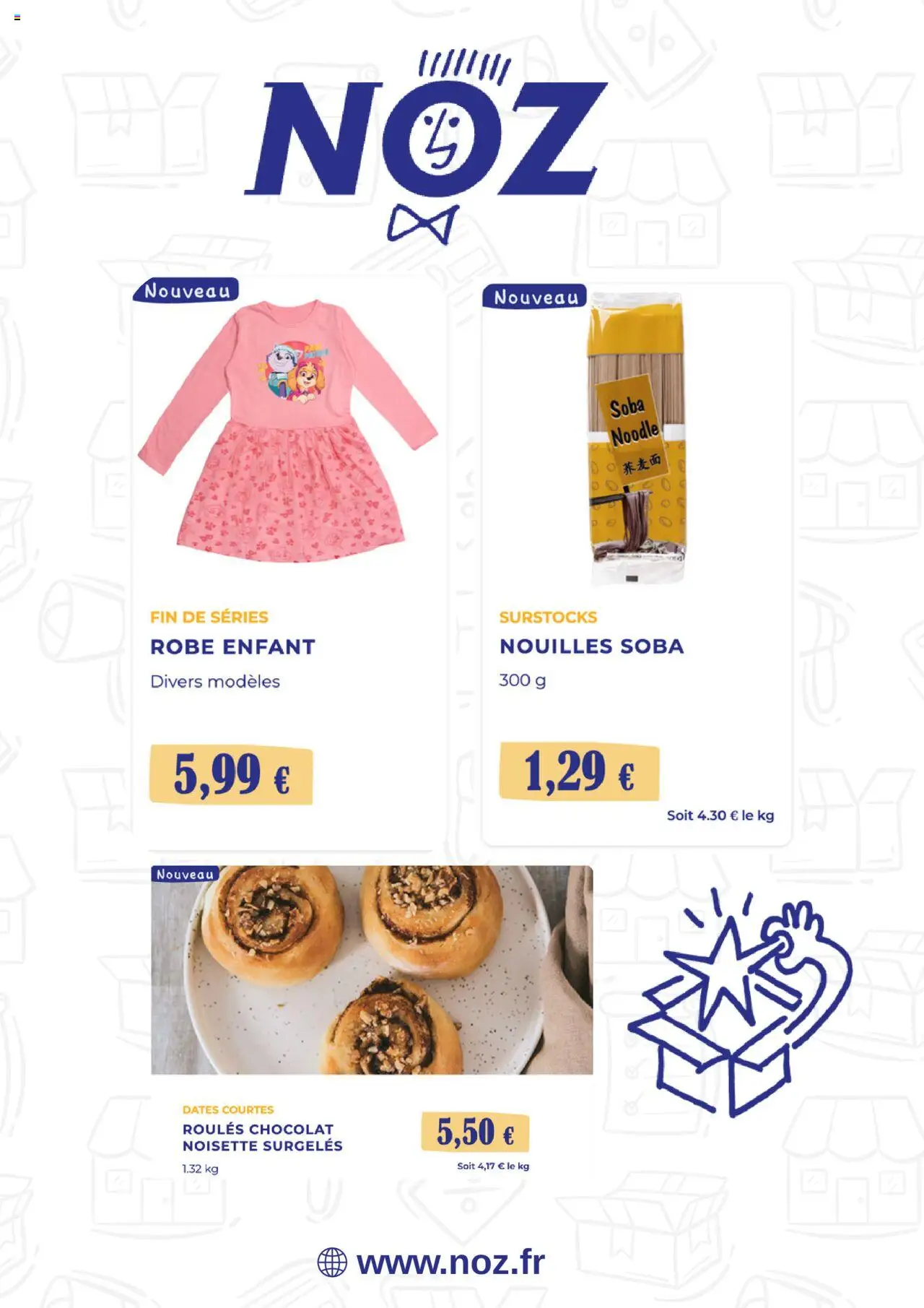{H1} | Page: 2 | Produits: Robe, Noisette, Chocolat, Nouilles