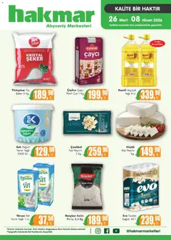 26.03.2026 tarihinden itibaren geçerli olan Hakmar kataloğu önizlemesi