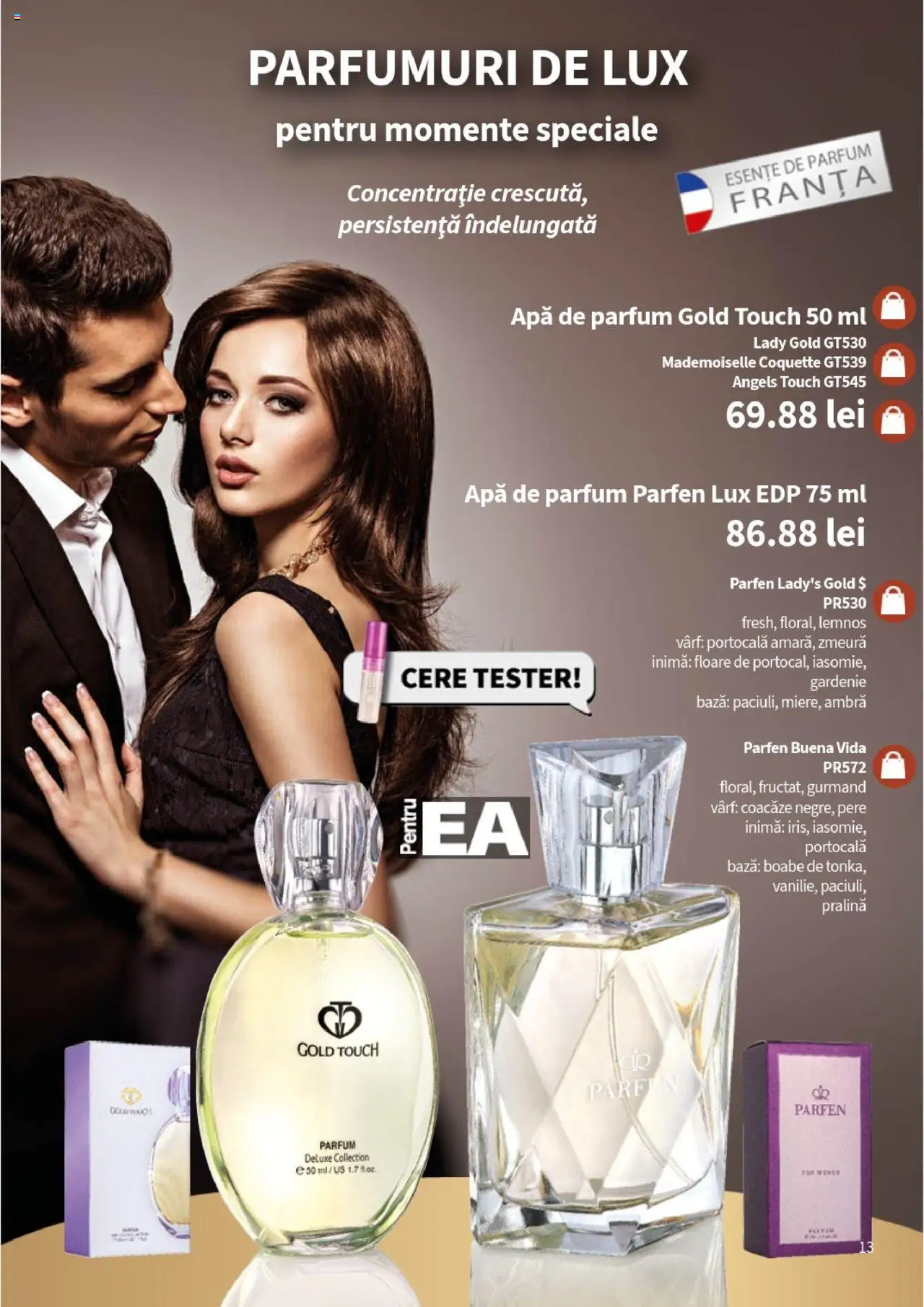 Catalog Lady’s – valabil de la 01.08.2025 | Pagină: 13 | Produse: Zmeură, Apă de parfum, Parfum, Apă