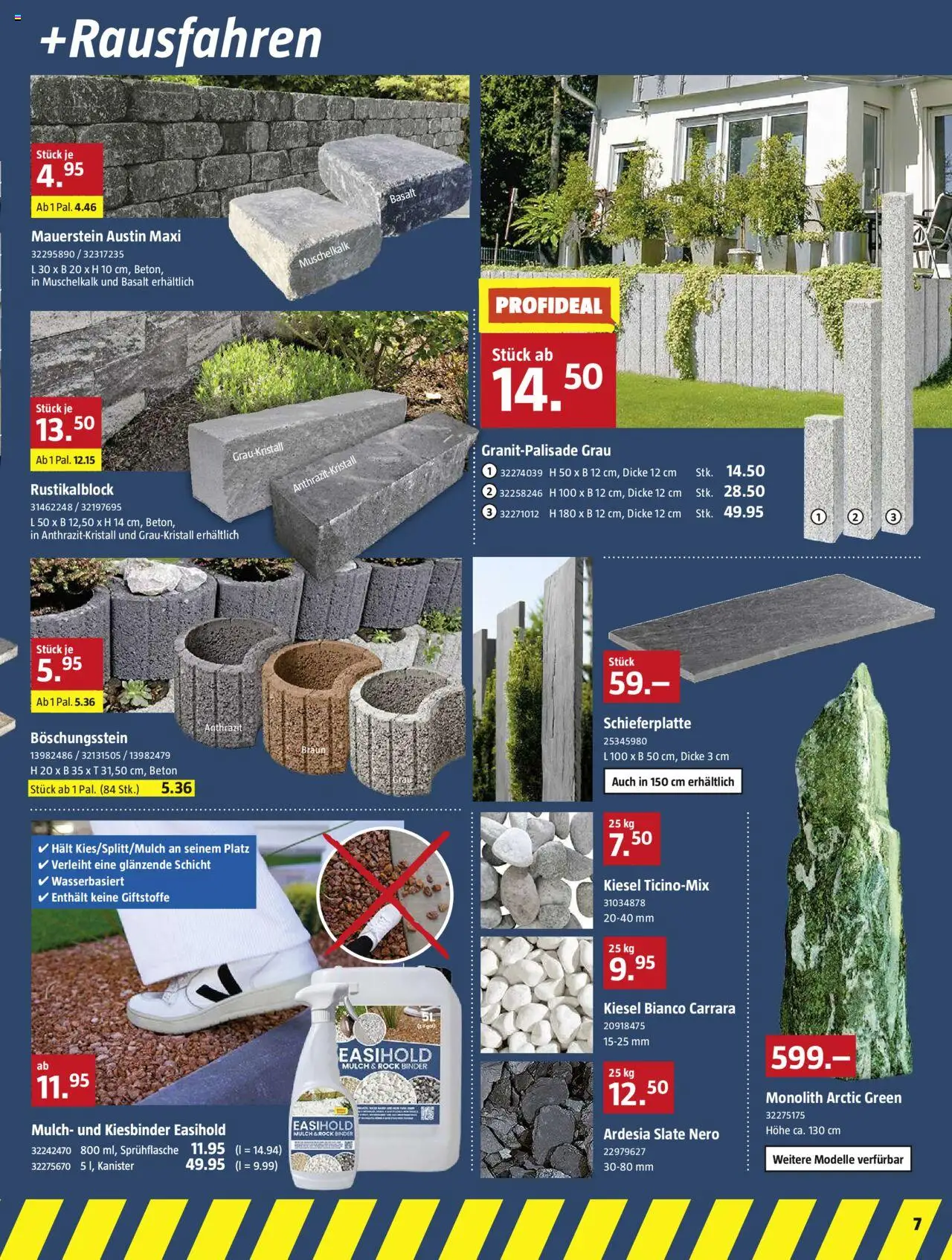Bauhaus Aktionen ab 28.07.2025 | Seite: 7 | Produkte: Rock