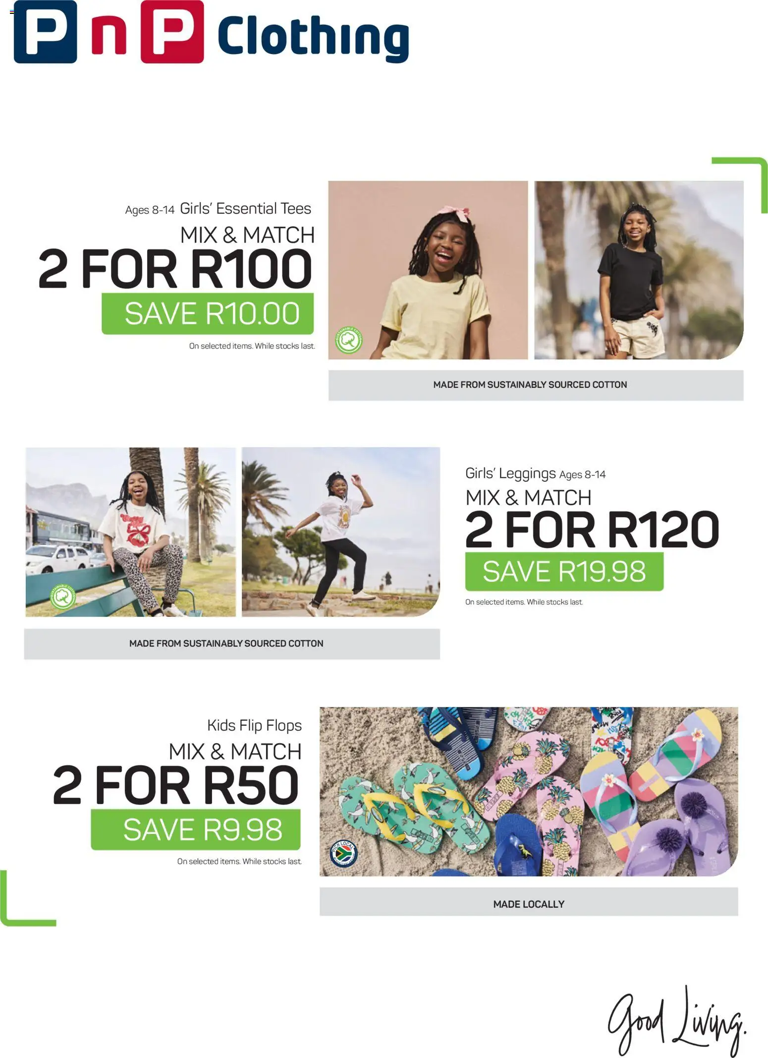 New Pick n Pay catalogue – valid from 23.01.2026 | Page: 13 | Products: Leggings, Flops, Flip flops