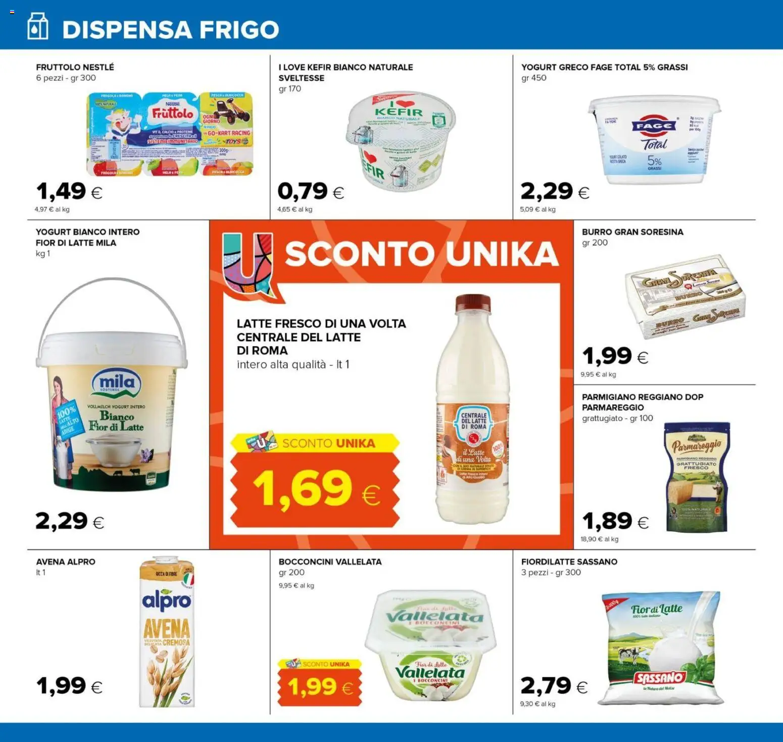 Volantino Oasi del 21.11.2025 | Pagina: 16 | Prodotti: Latte, Pesca, Parmigiano reggiano, Parmigiano