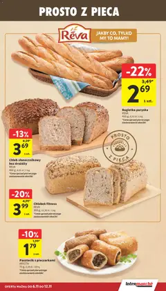 Pogląd oferty "Intermarche Gazetka" - ważna od 06.11.2025 | Strona: 23 | Produkty: Chleb Słonecznikowy, Bagietka, Chleb