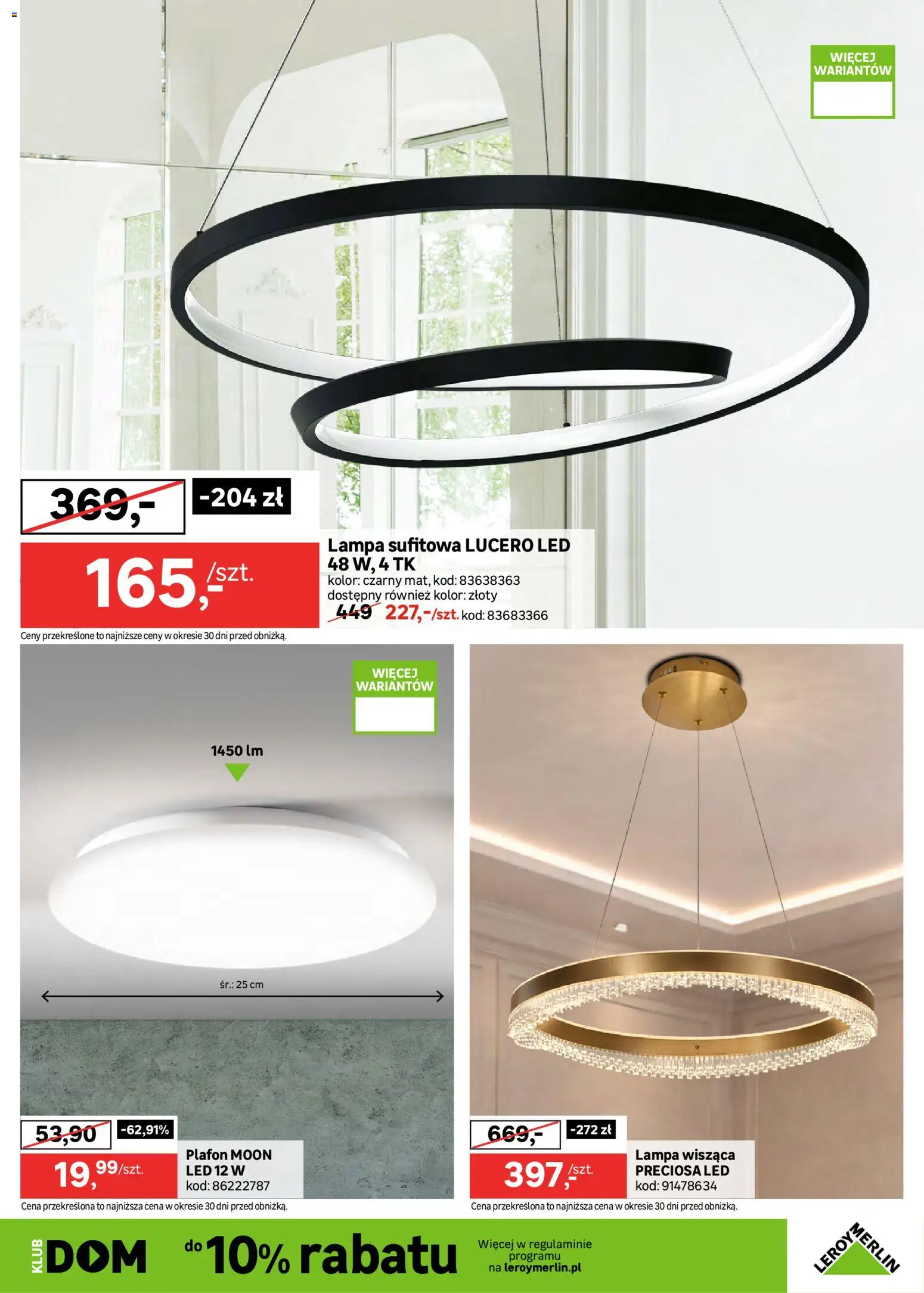 Leroy Merlin Gazetka od 25.02.2026 | Strona: 21 | Produkty: Lampa