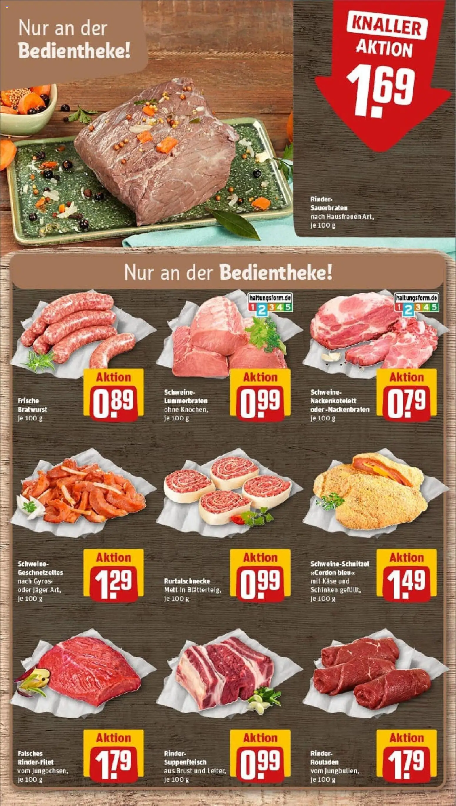 Rewe prospekt Hückelhoven / Ratheim	 – gültig ab 26.10.2025 | Seite: 10 | Produkte: Rinderfilet, Gyros, Suppenfleisch, Schinken