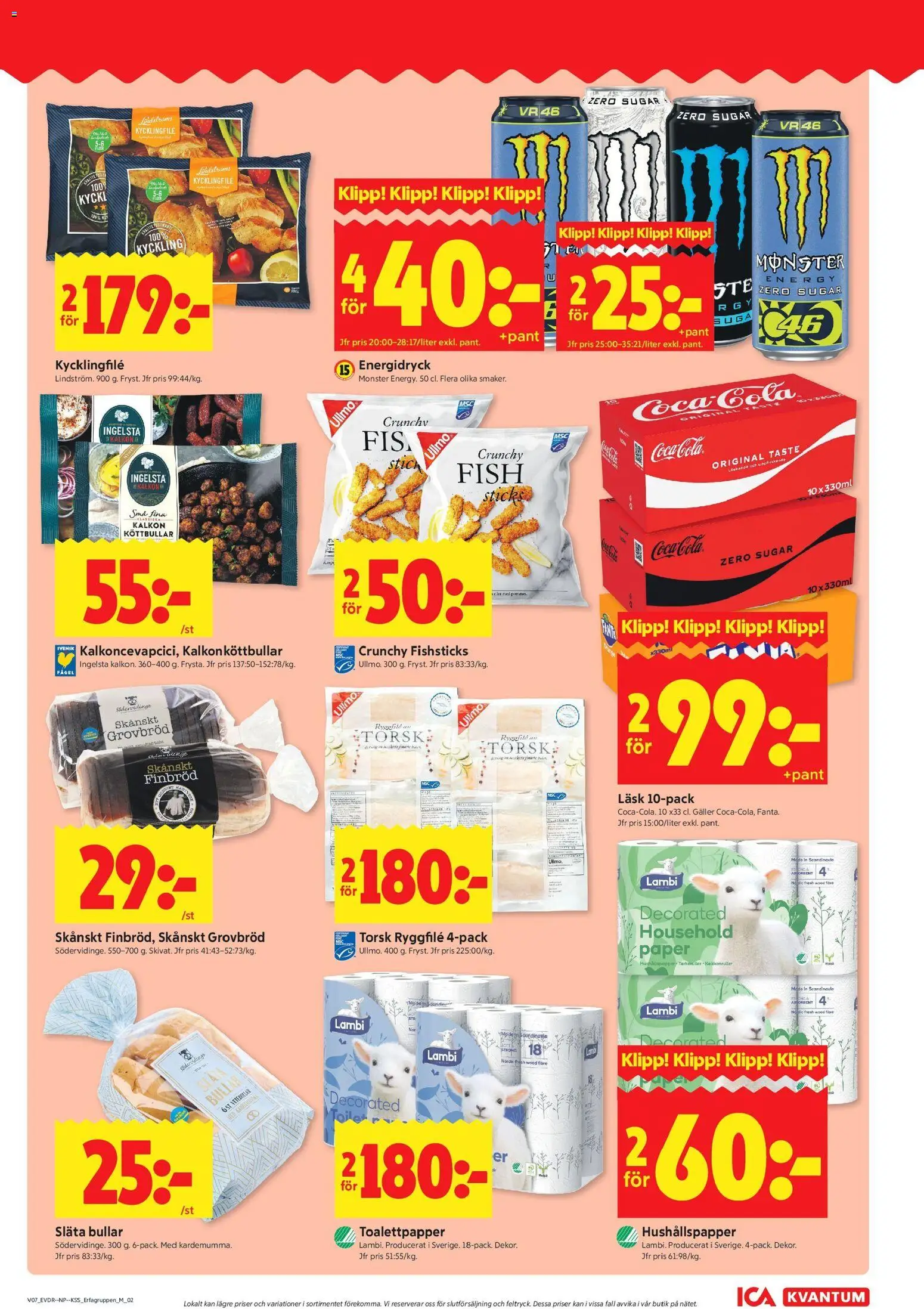 ICA Kvantum reklamblad aktuell från 09.02.2026 | Sida: 7