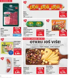 CEKIN Poliko Premium kobasica ili Sendvič narezak, 500 g - Pregled kataloga iz trgovine Kaufland, vrijedi od 18.03.2026 | Stranica: 14