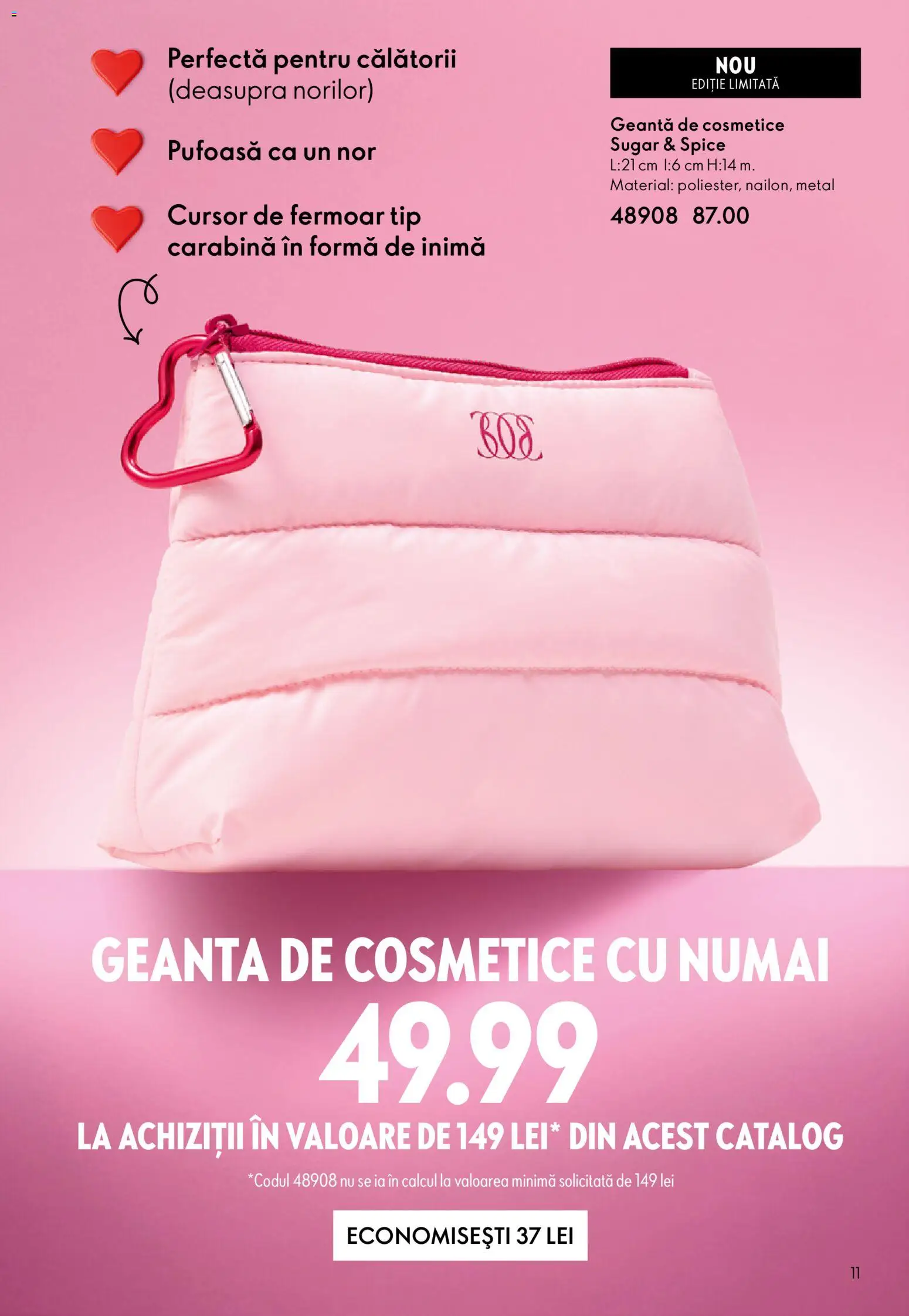 Noul catalog Oriflame – valabil de la 21.01.2026 | Pagină: 11 | Produse: Geantă
