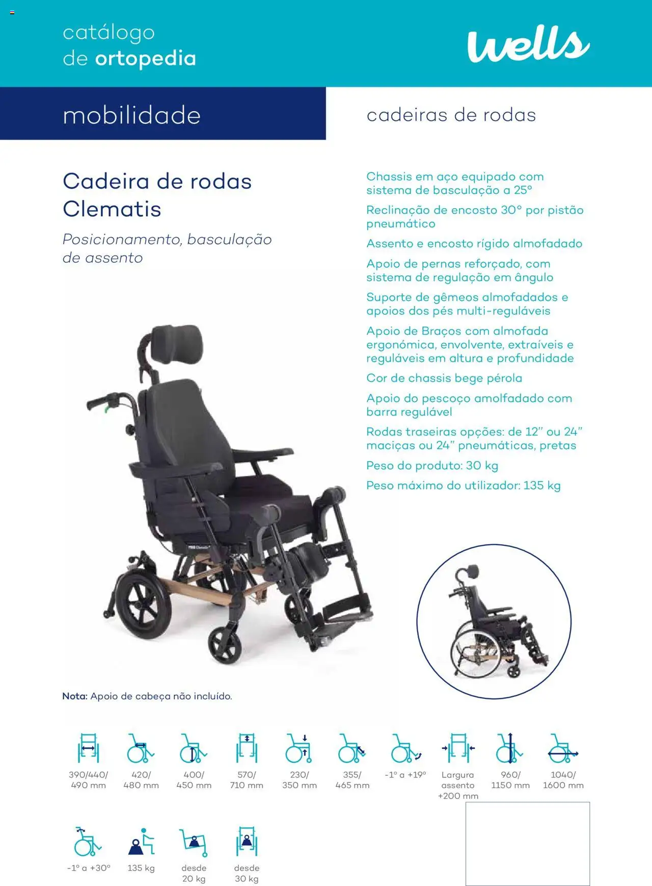 Well’s Catálogo de Ortopedia │ válido de 12.02.2024 | Página: 10 | Produtos: Almofada, Cadeira