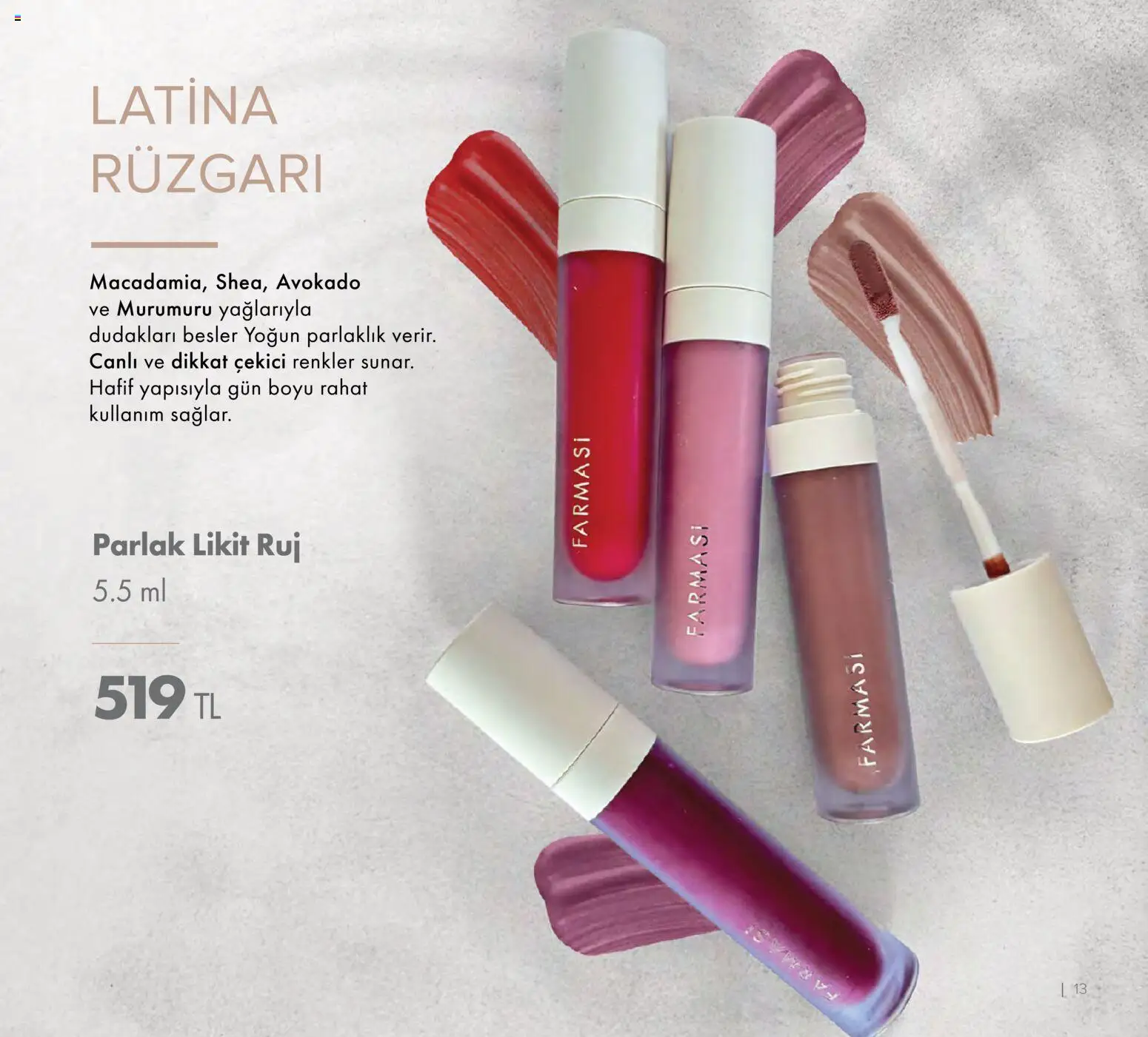 Farmasi Katalog - 01.11.2025 tarihinden itibaren geçerlidir | Sayfa: 13