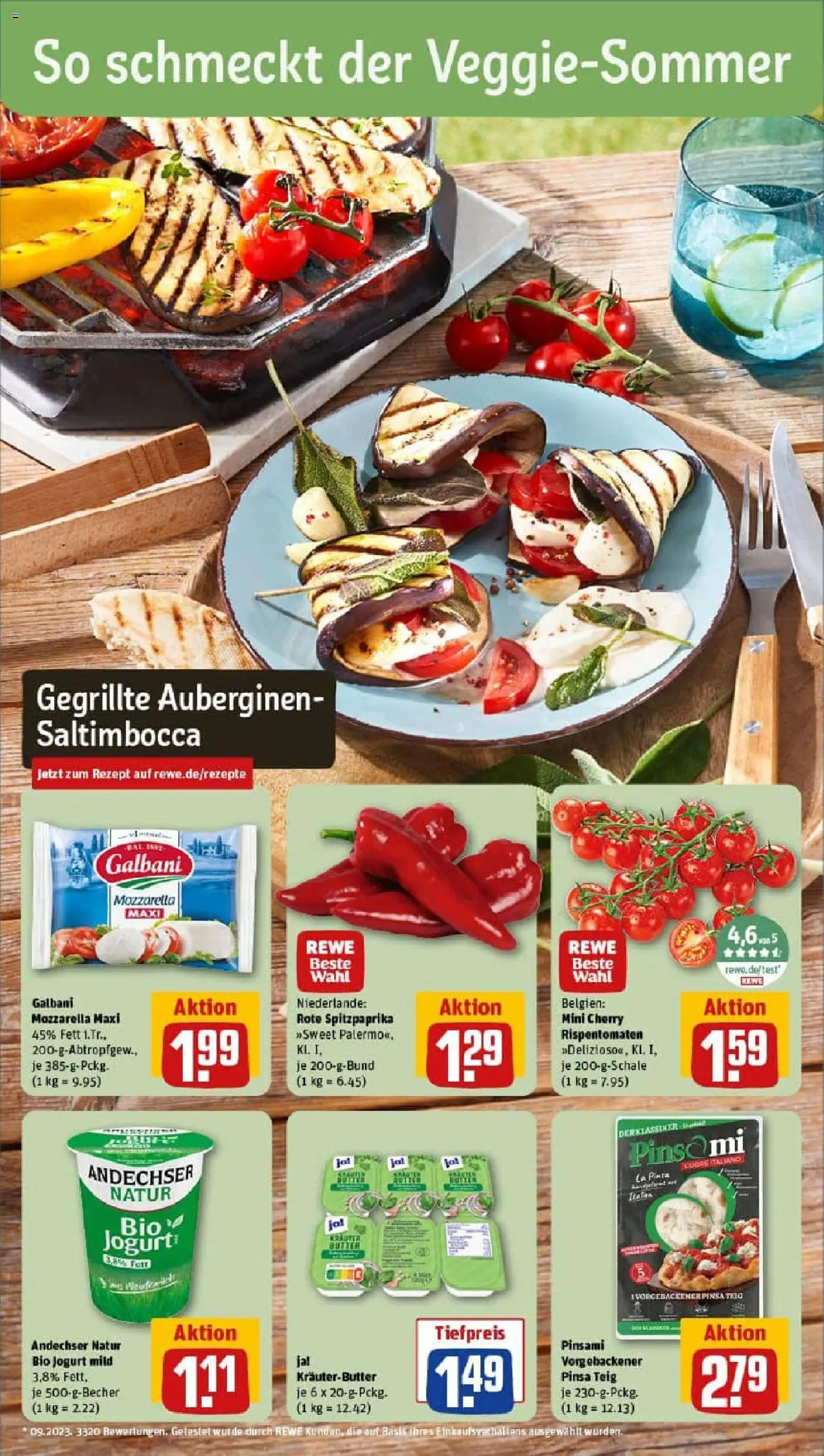 Rewe prospekt Ulm / Donaustetten	 - gültig ab dem 06.07.2025 | Seite: 4 | Produkte: Butter, Mozzarella, Kräuterbutter