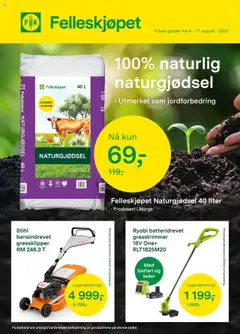 Forhåndsvisning av Felleskjøpet kundeavis gyldig fra 04.08.2025